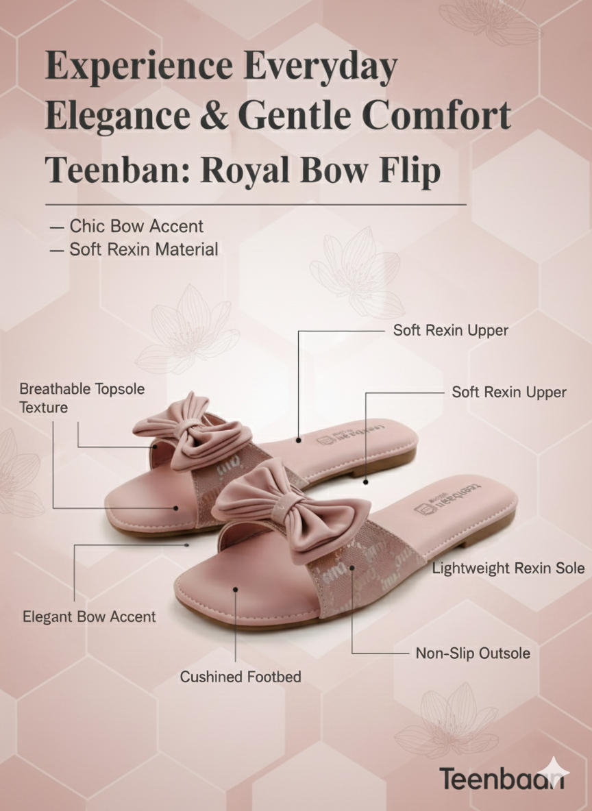 Royal Bow Flip-Flop
