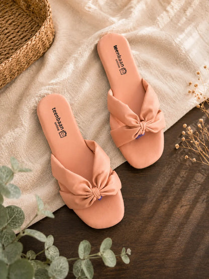 Blush Knot Flip-Flop